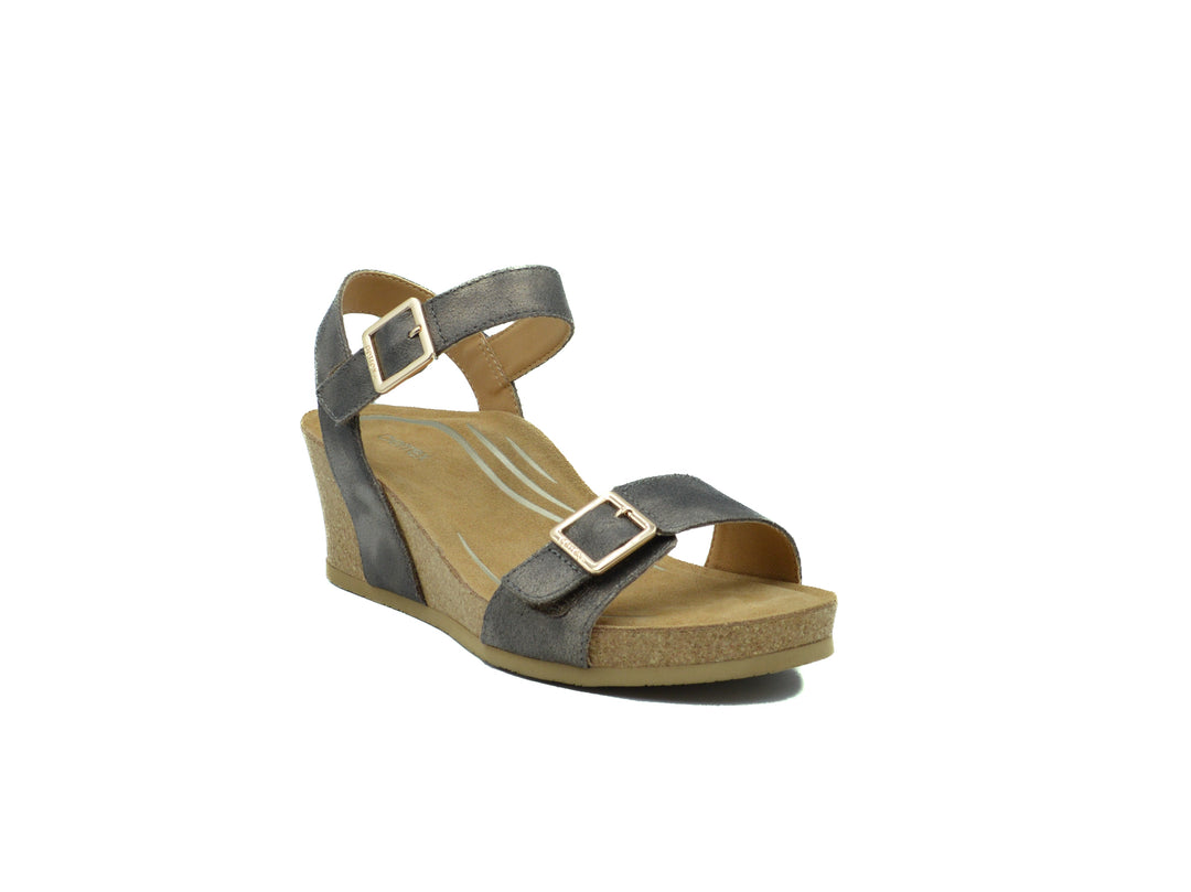 AETREX Lexa Quarter Strap Wedge