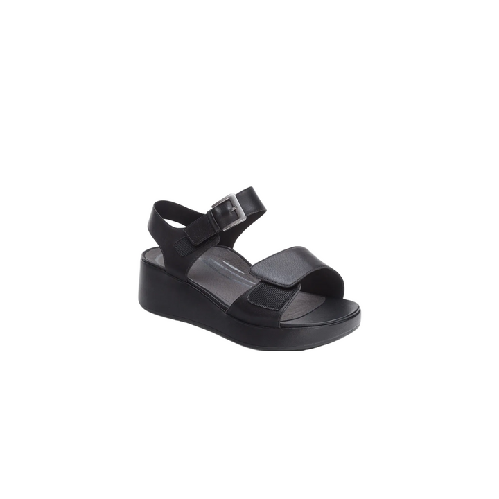 AETREX Ariel Adjustable Quarter Strap Wedge